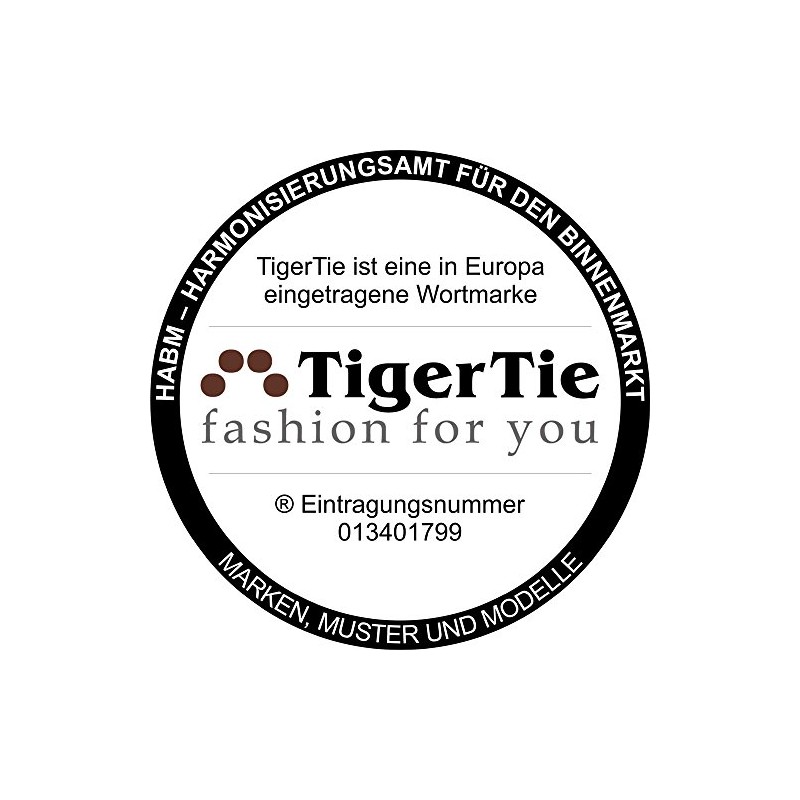 TigerTie - Men's Plain Bow Tie Size 29 to 50
