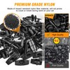 GOOACC 60PCS Fender Flare Rocker Moulding Clip Assortment 68039280-AA, 55156429-AA,