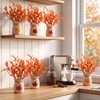 6 Set Fall Mini Mason Jar Centerpieces, Rustic Glass Vases