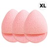 PDG Blackhead-specific pore cleansing sponge face wash puff XL, 3 pieces, pink / PDG 블랙헤드 전용 모공 클렌징 스펀지 세안 퍼프 XL, 3개, 핑크색