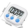 2 Pack Digital Timer - Kitchen Timer Clock with Magnetic