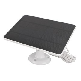 Solar Panel for Security Camera, 4W 5V Waterproof Solar Charger, Solar Panel for Outdoor Camera, for Arlo Pro 4 Ultra 2 Pro 3 Ultra Pro 5S Pro 3, 360° Adjustable Bracket (White)