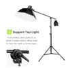 Diyeeni Handle Head Reflector Mount Double Wheel Light Tripod Adapter