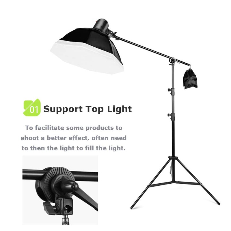 Diyeeni Handle Head Reflector Mount Double Wheel Light Tripod Adapter