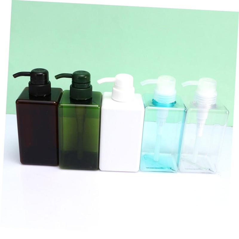CAXUSD 2pcs Soap Dispenser Bottle Refillable Liquid Container for Shampoo