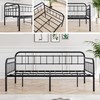 JURMERRY Metal Daybed Frame Twin Size with Steel Slats Platform