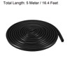 uxcell T-Slot Mount Window Weatherstrip Seal 7mm Bulb Bubble for