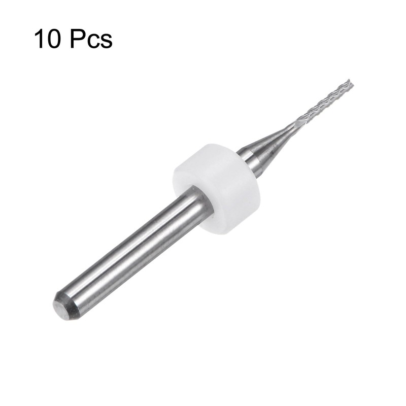 sourcing map 10pcs End Mill Bits 1mm Solid Carbide CNC