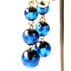 Gold Stone Firefly Glass Earrings, For Both Ears, Swing, Okinawa,