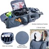 VIGEGARI Upgraded Rolling Baseball Bag with Sturdy Hard Backing -