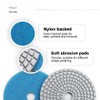 SHDIATOOL 4- Inch Diamond Wet Polishing Pads Set of 8Pcs