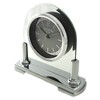 Modern Stylish Glass & Silver Two Tone Quartz Arched Design