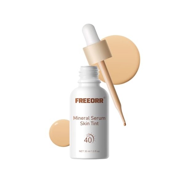 KYDA Skin Tint with SPF 40, Tinted Mineral Sunscreen Serum
