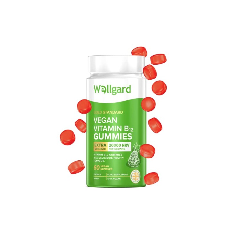 Vegan Vitamin B12 Gummies Wellgard – High Strength B12 Supplement