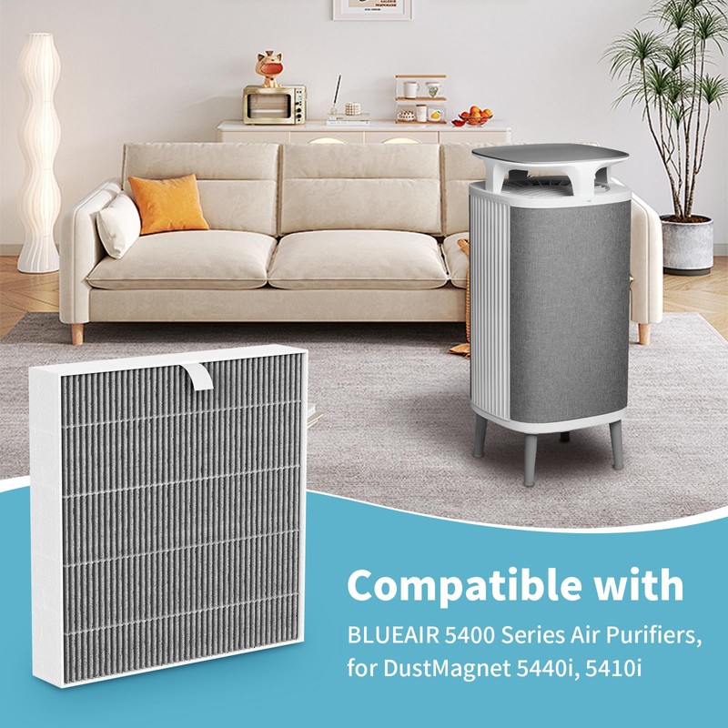 GoKBNY 6-Pack 5400 Series Replacement Filter Compatible with BLUEAIR 5440i,