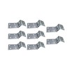 QCAA Heavy Duty Durable Steel Chest Hinge for Box, Door