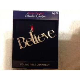 studio design NEW STUDIO DESIGN Believe Christmas  ornament