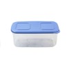 Tupperware Fridge Clear Mates 460ml Clear Blue Fresh Tower Can