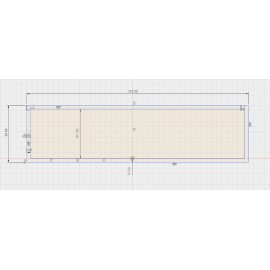 Unbranded 3D Printed Wall-Mount Spice Rack – 8.25" Shelf for Jars & Bottles (No Screws)
