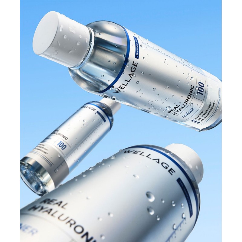 Welaju Wellage Real Hyaluronic 100 Toner 200ml x 2 (+60
