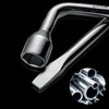 CLKE L-Type Spare Wheel Key, Steel Wheel Removal Wrench with