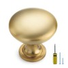 Ravinte 5 Pack Gold Cabinet Hardware Zinc Cabinet Door Knobs