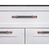 khtumeware 10 Pack 5 Inch(128mm) Drawer Handles Knurled Brushed Antique