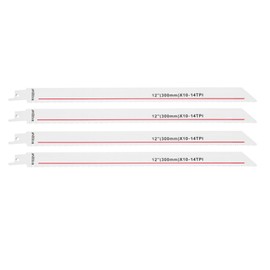 4Pcs Reciprocating Saw Blade HSS Wood Cutting Multifunction Carpentry Tool 14PTI