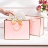 New Pink Gift Bag for Present, 3pcs Pink Present Bags