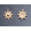 Ruwado 30 Pcs Sun Charms Metal Chic Large Celestial Pendants