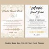 FiayaCom Audio Guest Book Wedding Phone,32GB Memory Customized Audio Messages,