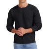 NITAGUT Mens Crew Neck Casual Classic Knitwear Lightweight Ribbed Trim