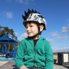 Raskullz Sharkmo Black Child Helmet 5+, one Size