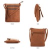 DELUXITY | Crossbody Purse Bag | Functional Multi Pocket Double