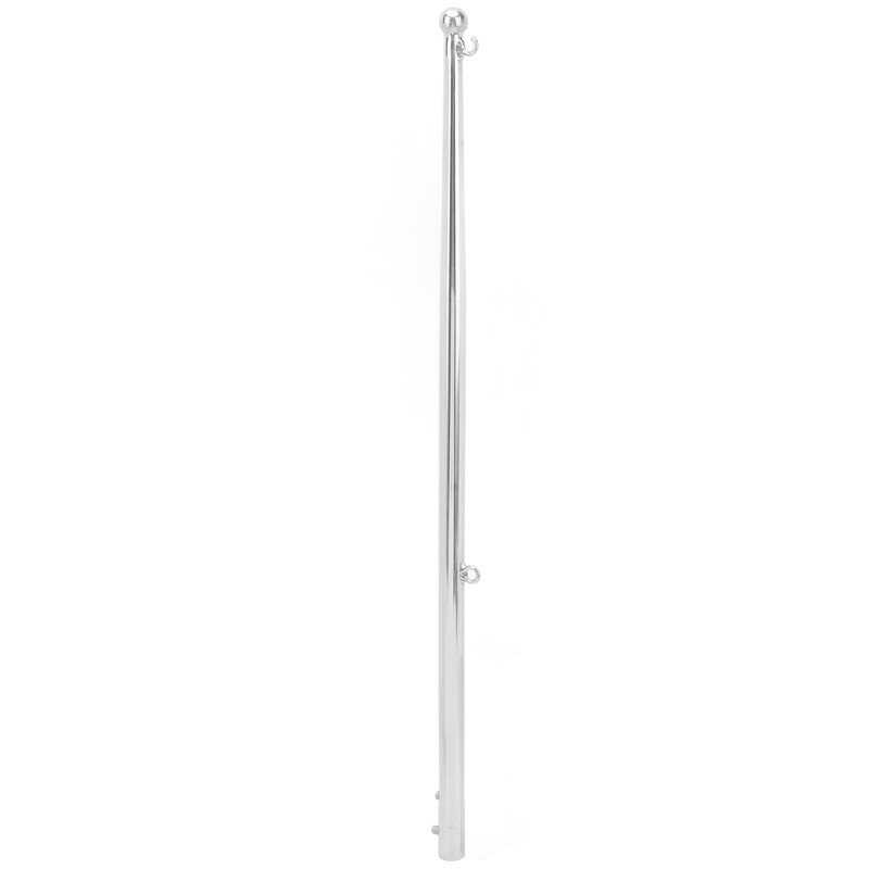 Flag Pole 610mm Stainless Steel Weather Resistant Rustproof Marine Flagpole