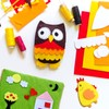 Morcheiong 12 Pcs Self Adhesive Felt Sheet Soft Felt Sheets