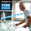 Training Badminton Racket Physical Education Exercise Sports Equipment Iron Alloy