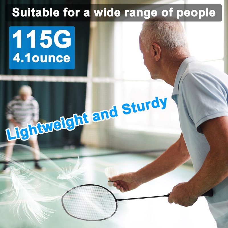 Training Badminton Racket Physical Education Exercise Sports Equipment Iron Alloy