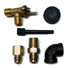 Gas Log On/Off Valve with Knob Handle and Single Extension