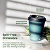 BIOFUTURE Biodegradable Coffee Cups - Disposable Paper Cups with Lids