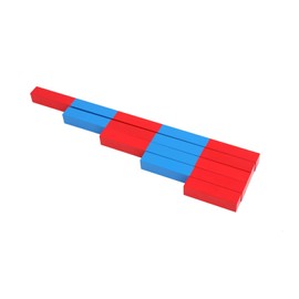 Numerical Rods 5 Steps- Montessori Eductional Materials Learning Manipulative for Early Math Montessori Teacher Tranning Center Tools