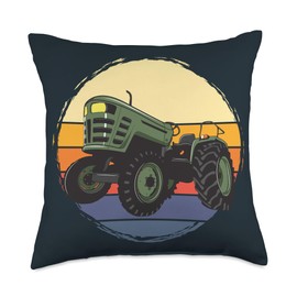 Tractor Garden Landscaping Planter Garden Sayings Tractor Landscaping Garden Throw Pillow, 18x18, Multicolor