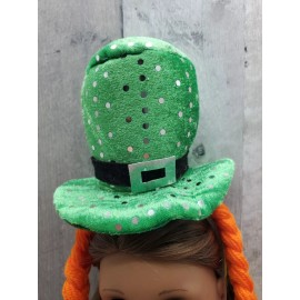 JustAskJoyce Collections Accessories, Hair Fashion, St. Patrick's Day, Gnome for 18-Inch Dolls