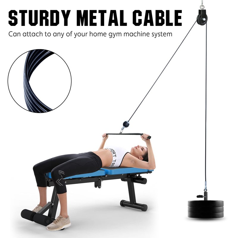 Slim Panda Fitness Steel Cable, Heavy Duty Steel Wire LAT