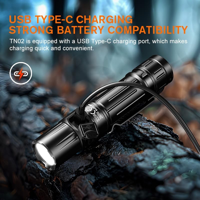 SuperFire Flashlights High Lumens Rechargeable, 1800 Lumens Super Bright Flashlight