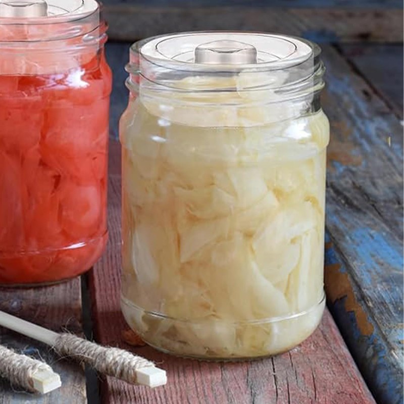 LWLWA Pickle Jar Fermenting Small Handle Fermentation Jar for Fermenting