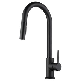 Dura Faucet RV Streamline Touch Sensor Pull-Down Kitchen Sink Faucet - Matte Black