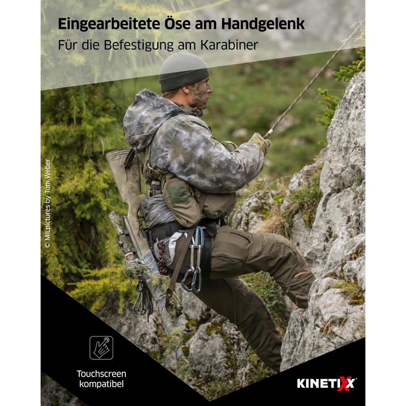 KinetiXx X-Roar Coyote I Rappelling and Climbing Gloves