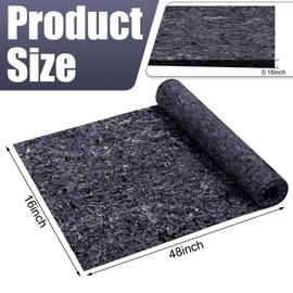 3 Pcs Dishwasher Insulation Blanket Sound Insulation Roll Cotton Insulation Blanket Acoustic Insulation for Walls Pipe Attic Roof Dishwasher, 16 x 48 x 0.2 Inches