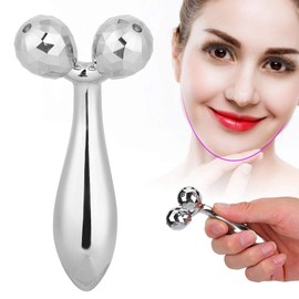Portable 3D Face Roller Massage, Roller Face Massager, Massager, Face Roller, Anti-Ageing, Anti-Wrinkle Massager, Roller Face Massager, Face Lifting Firming Tool, Face Body